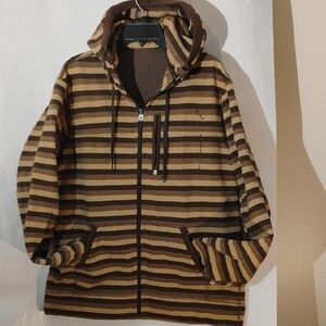 Striped Brown Men's Sweater